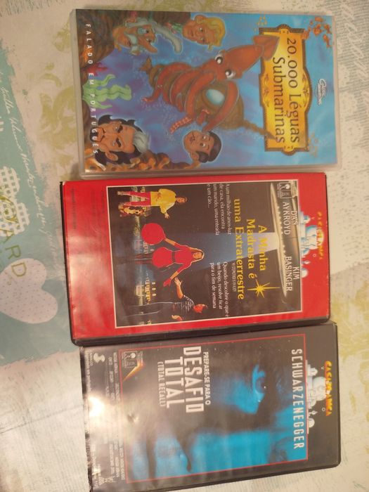 3 Filmes VHS (video cassete)