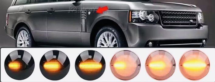 Освітлення мотоLed динамічний поворотник Rover Range Rover L322