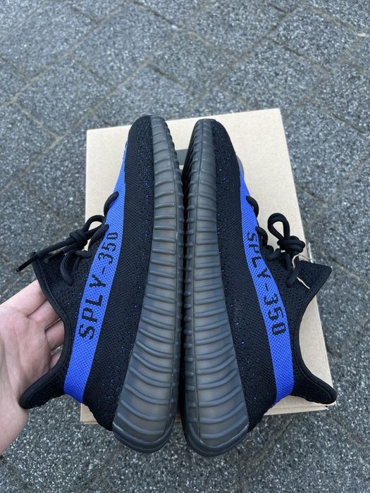 Adidas Yeezy Boost 350 V2 Dazzling Blue sneakersy czarne kanye 45 1/3