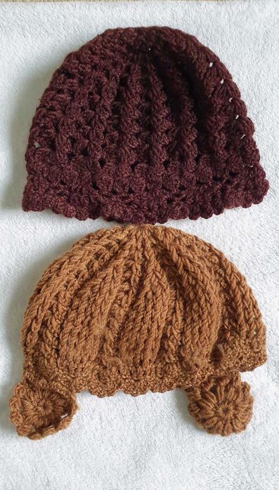 Czapeczki dla dziewczynki rozm.68-80