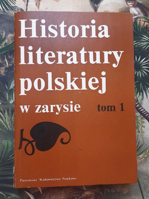 Książka "Historia literatury polskiej w zarysie, tom 1" praca zbiorowa
