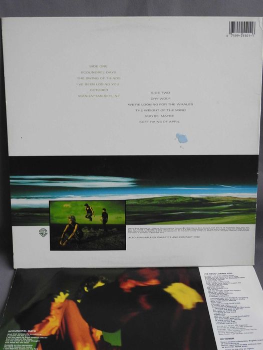A-ha Scoundrel Days ‎LP 1986 USA пластинка NМ 1st press