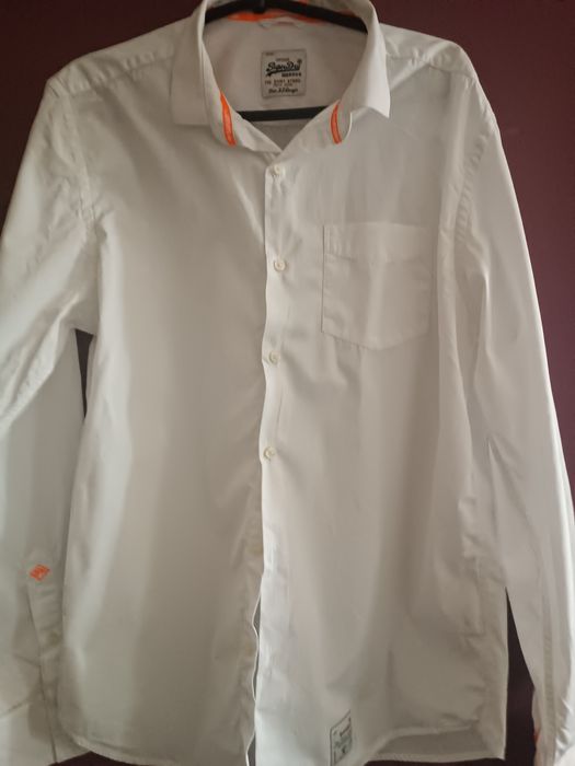 Koszula biała premium Superdry