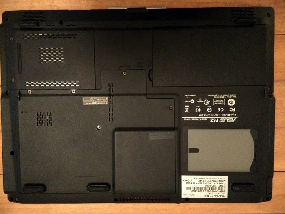 Laptop ASUS F5Z Uszkodzony.