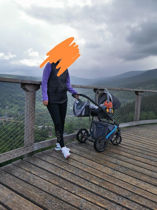 Wózek 3 w 1 Camarelo Piro używany