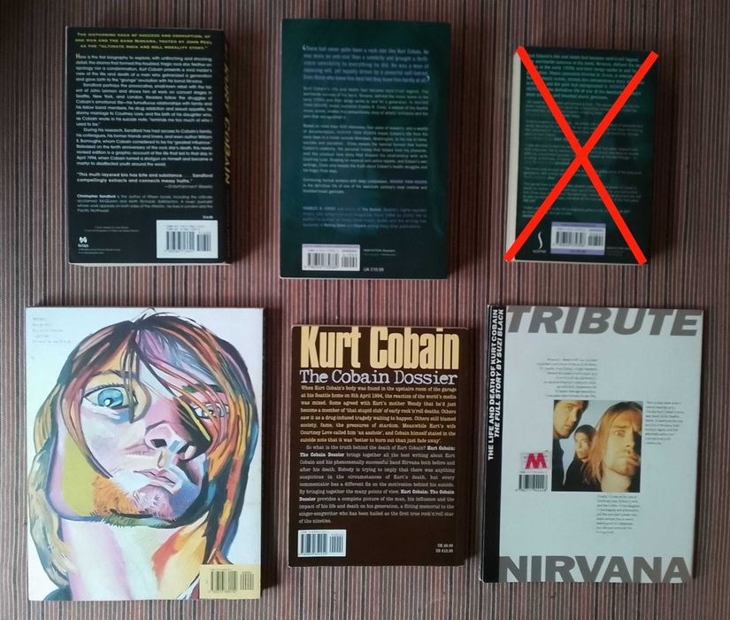 Livros Kurt Cobain + Nirvana