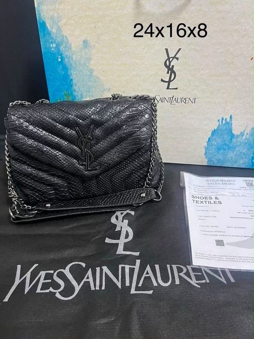 Torebka YSL 24/16/8 Czarna nowa