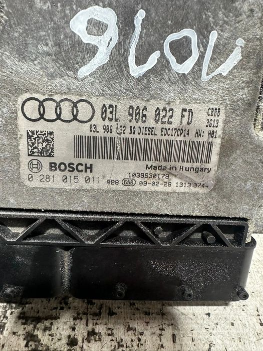 Centralina Motor Bosch VW VAG Audi 2.0 TDi CBB 03L906022FD 0281015011
