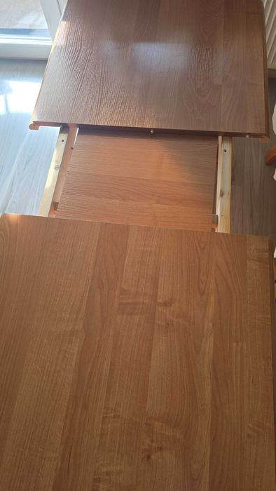 Ława stolik drewniany rozkladany +gratis 2 fotele