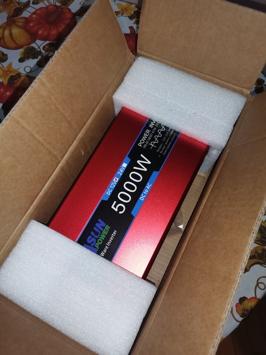Inversor Com Comando 5000w 12v ou 24v para 220v Novo