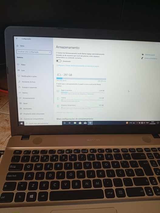 Portátil Asus A541U Windows 10 Pro