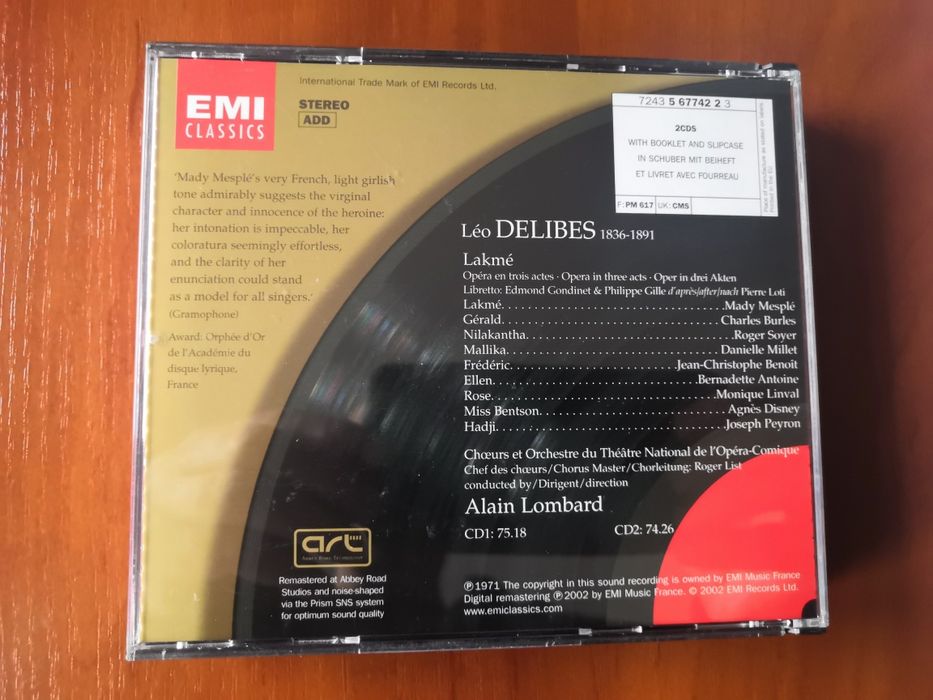 Opera. Delibes - "Lakme"