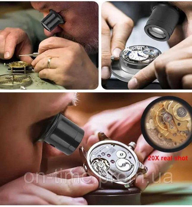 Лупа глазная. Часовая. Кратность 20.