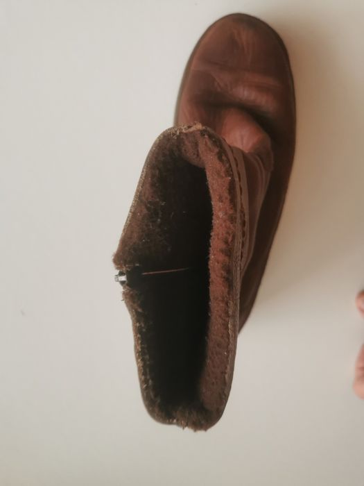 Buty meskie skórzane ocieplane Rozmiar 44