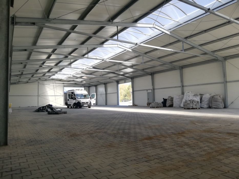 Hala magazynowa, stalowa 20x45x5m 900m2