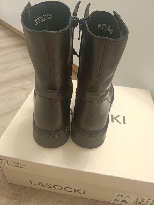 Skórzane, jesienno- wiosenne buty Lasocki