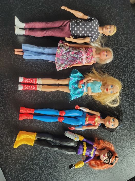 Zestaw Lalki Super Hero Girl, Barbie w ciazy i Ken