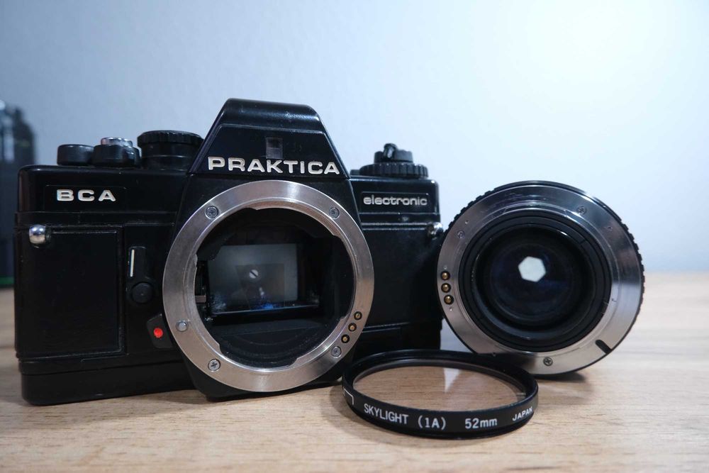 Aparaty marki Praktica BCA, TL 2 + obiektywy Palar i PMC