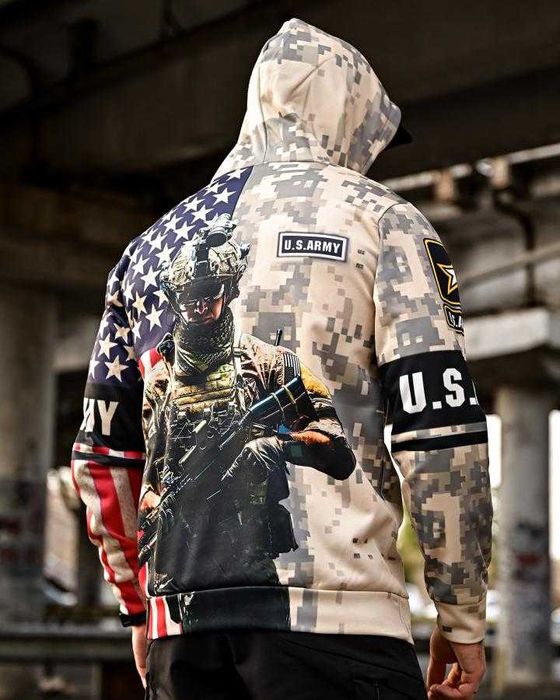 Тактичне худі U.S. Army Soldier  Мілітарі стиль на флісі