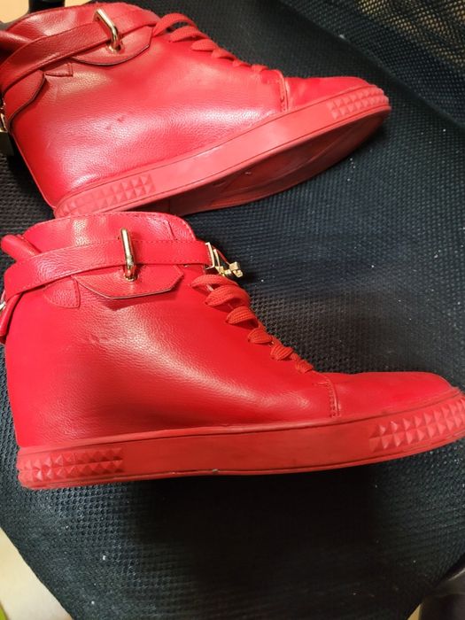 Buty damskie,czerwone.