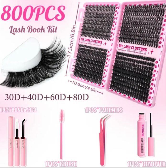 Набір вій 800 пучків