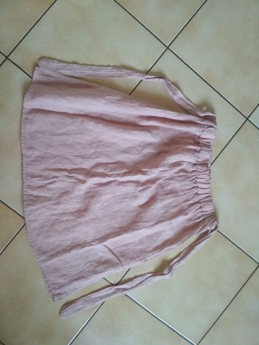 Spódnica lniana rozm S