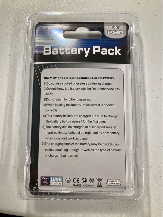 PSP Fat Battery 1004 (New)64741111949827121