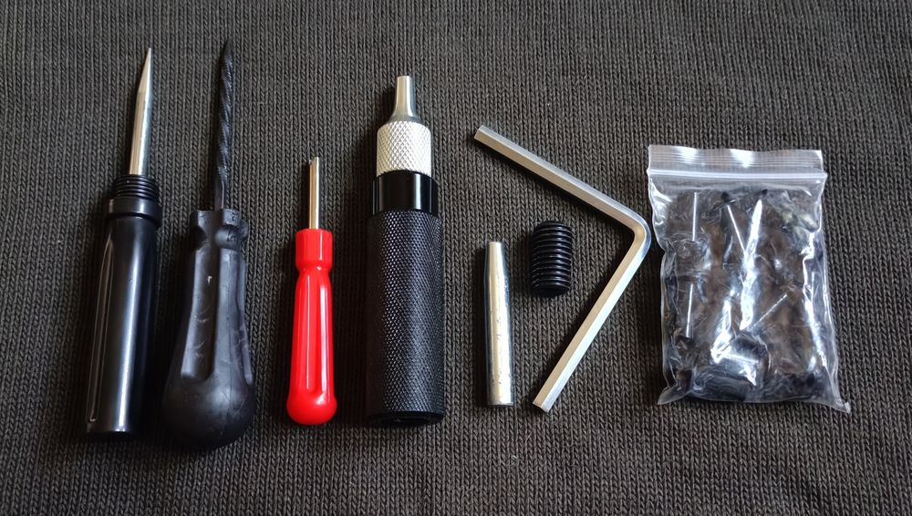 Набор для ремонта шин грибками+(запасные)