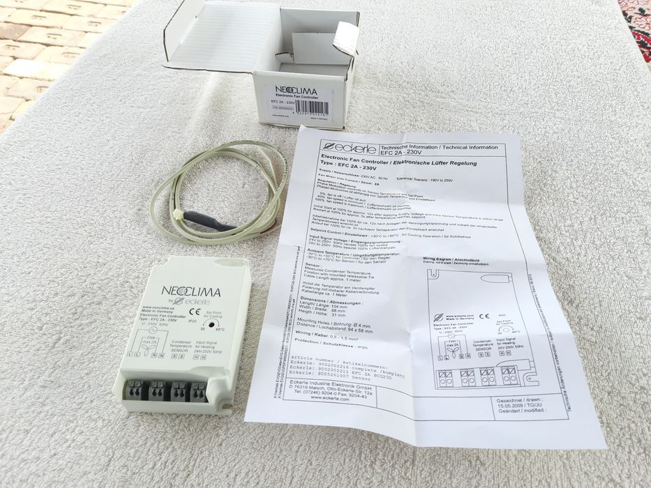 NEOCLIMA-EFC 2A Регулятор скорости.  В НАЛИЧИИ