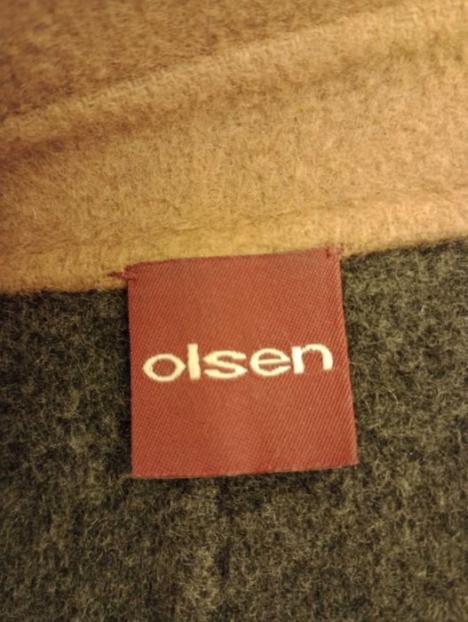 Żakiet - Dwustronny - OLSEN - Beżowy / Szary - L/XL