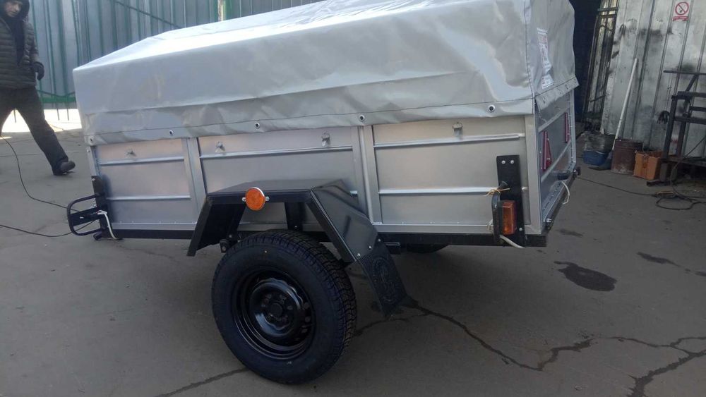 Прицеп  Причіп посилений 2300/1300/510 із заводу. Документи. Доставка.