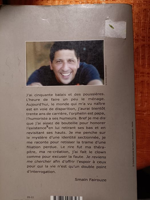 Livro - Smain _  je reviens me chercher)