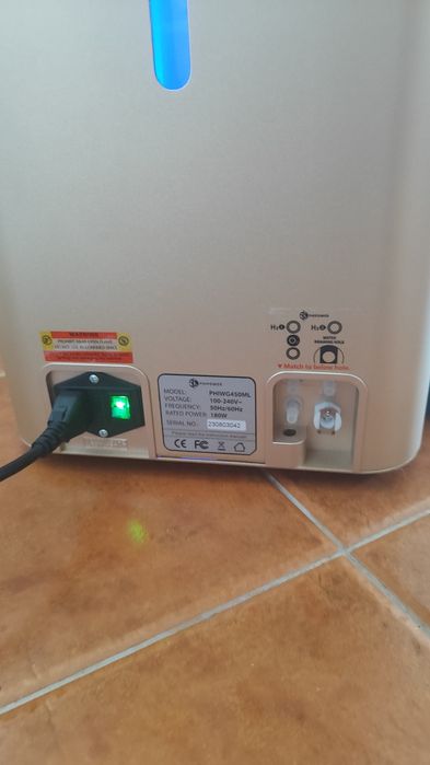 Inalador Hidrogénio Molecular PHIPOWER H2 – 300ml/min – Como Novo