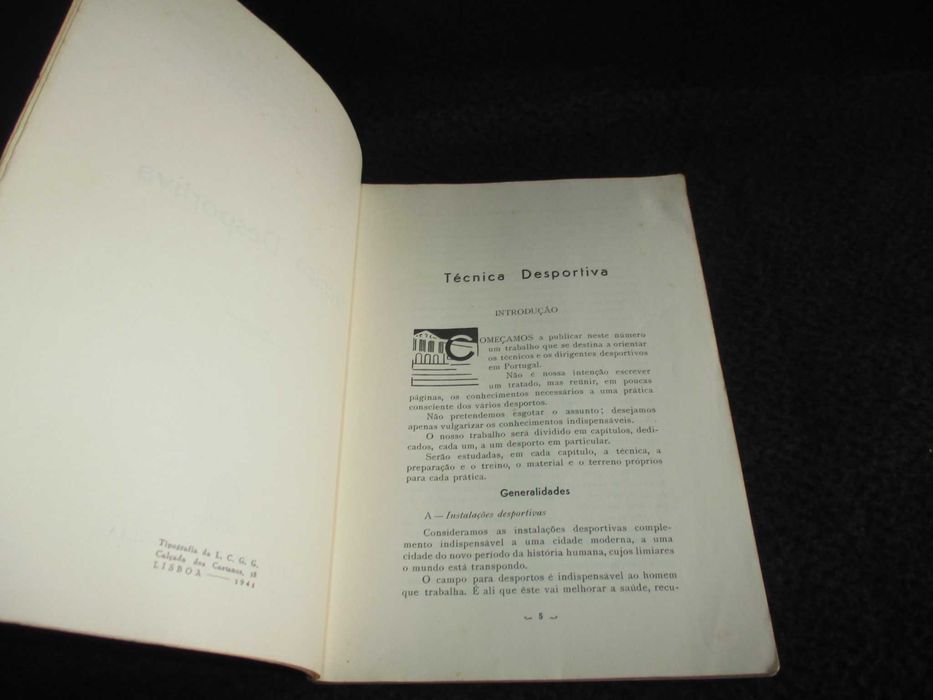 Livro Desportos Atléticos Quintino da Costa Hans Lipka 1941