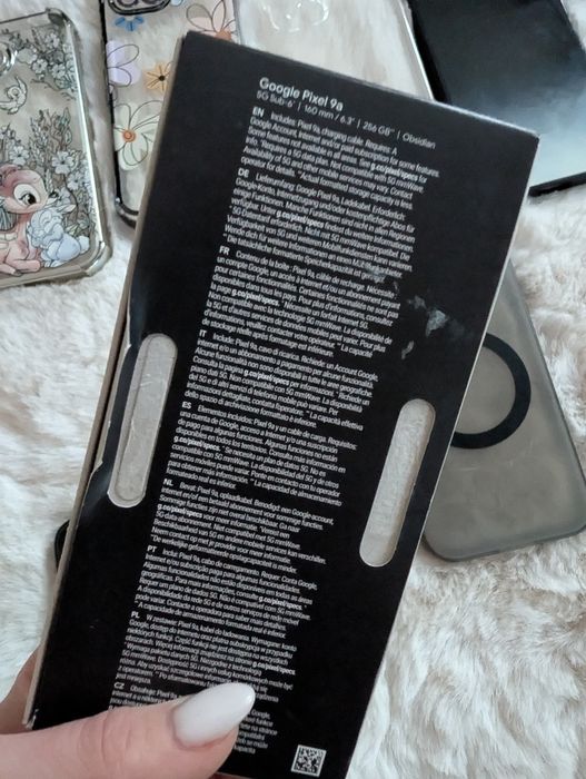 Google Pixel 9a 256GB obsidan zestaw, gwarancja