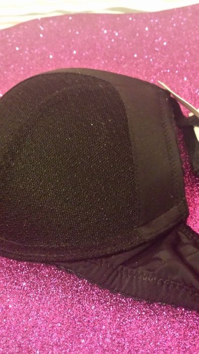 Soutien women'secret novo | maxi pushup | preto | seda | cetim brilho