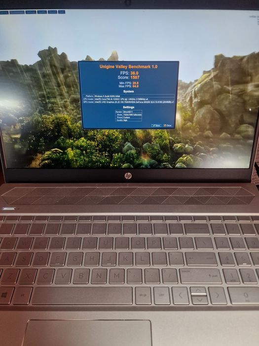 Wada ! Hp Pavilion 15-cs3001nw intel i5 10gen, nvidia , win 11