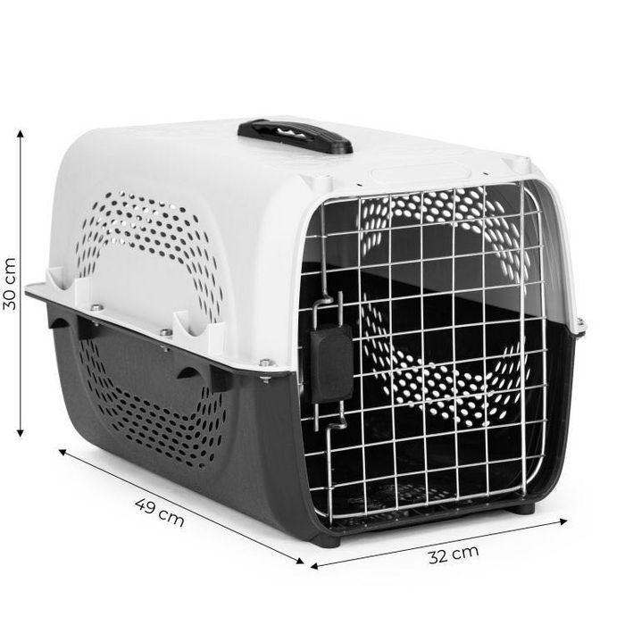 NOWY Transporter Dla Psa Lub Kota Petsi Duży 12 Kg Biało Czarny
