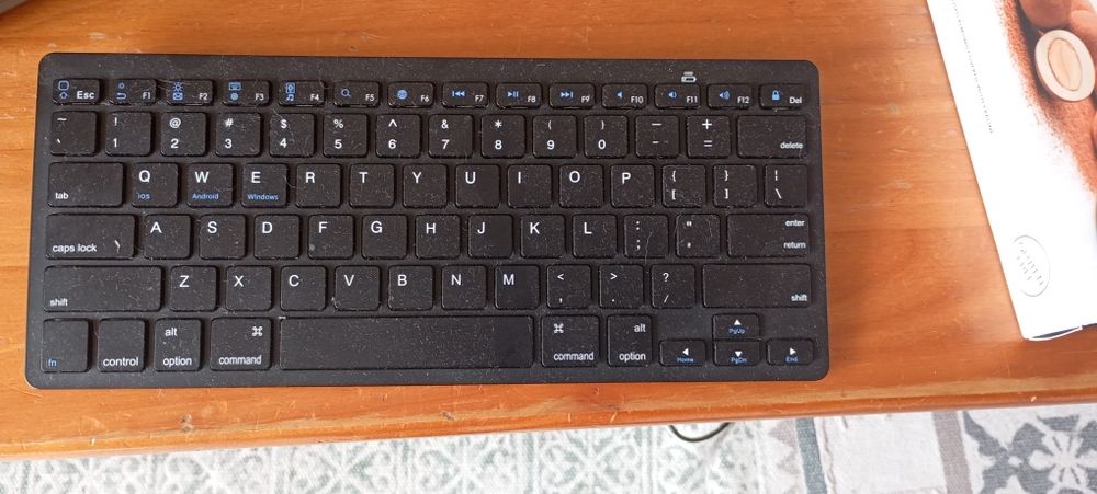 Pequenos teclados a bateria ideal para Smart TV tel e tablet pilhas