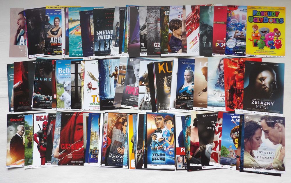 Ulotki filmowe 579 sztuk