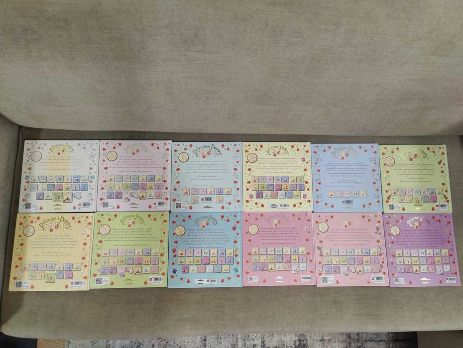 Coleção de 12 livros da Princesa Poppy em perfeito estado