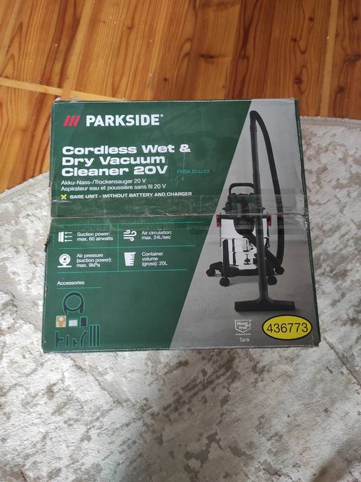 Parkside 20V Wet & Dry Vacuum Cleaner