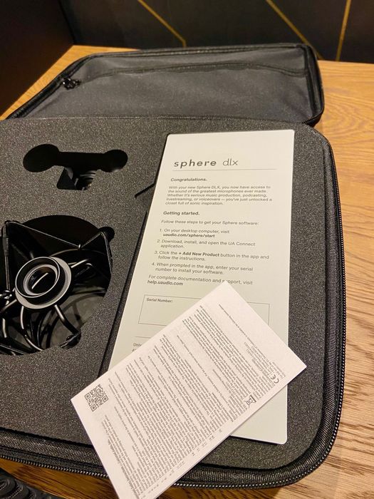 Universal Audio Sphere DLX Modeling Microphone - Komplet, Okazja!