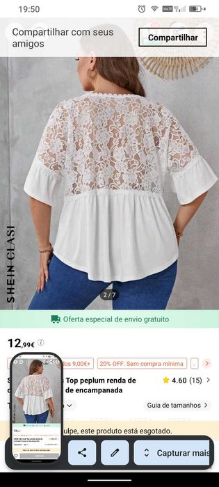Várias roupas tamanhos grandes