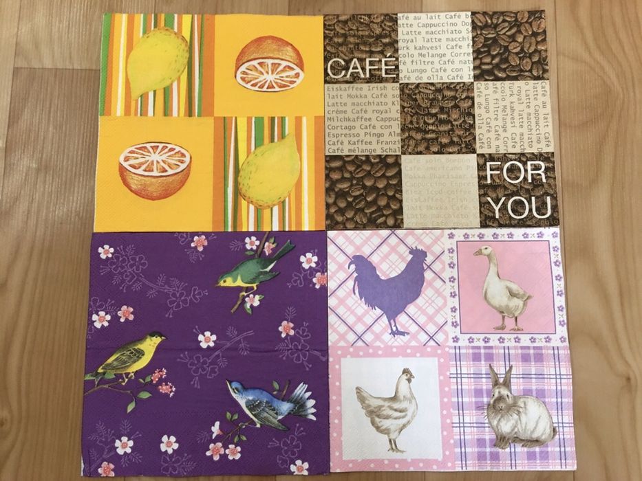 Серветки для декупажа — 30 мотивів