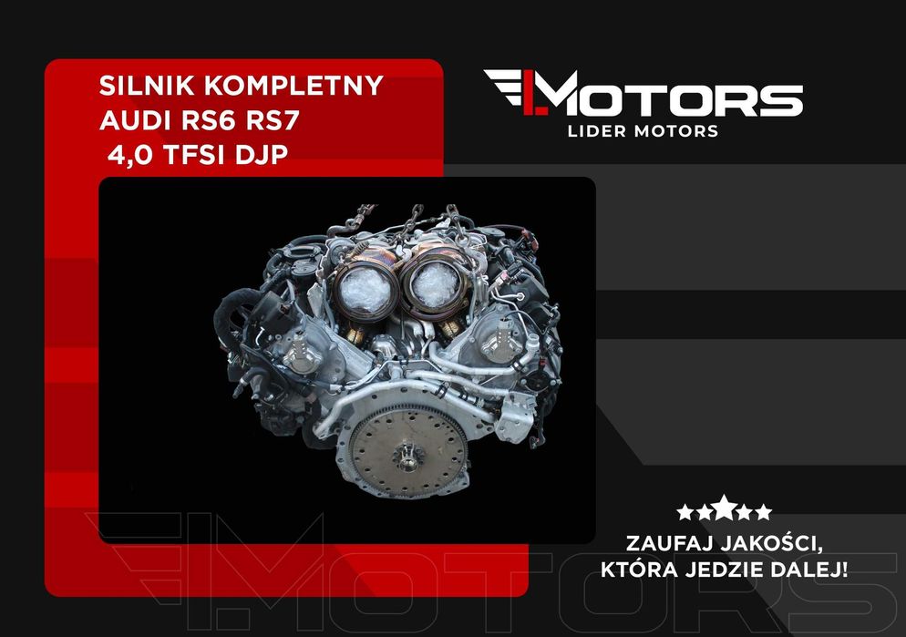 Silnik kompletny Audi RS6 RS7 45TYS KM 4.0 TFSI DJP