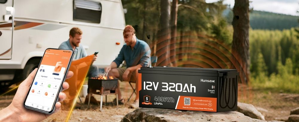 Акумулятор LifePo4 320Аг 12V Bluetooth BMS 250А Humsienk (Польща)