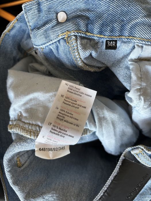 Pierre Cardin meskie jeansy proste 34 XL