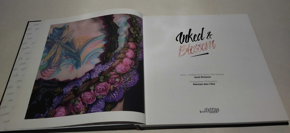 Эротический альбом Флоризм Inked & Blossom,бодиарт эротическая книга