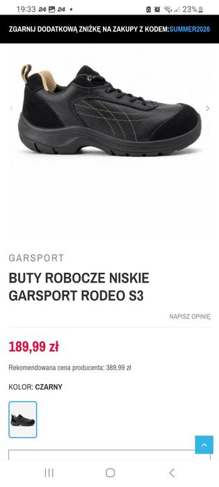 Buty robocze Garsport 40
